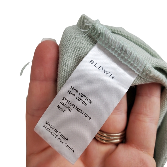 BLDWN Haring Sweatshirt Mint Pullover Sweater - Picture 7 of 8